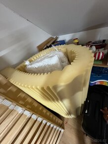 Postel IKEA MALM šířka 140 světlá dýha - 5