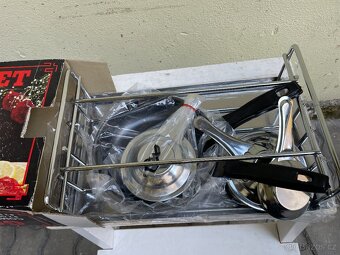 Raclette set pro 2 osoby - Gourmet set -Vaření bez elektřiny - 5