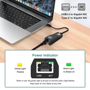 Gigabitová síťová karta. Externí s RJ45. NOVÁ. - 5