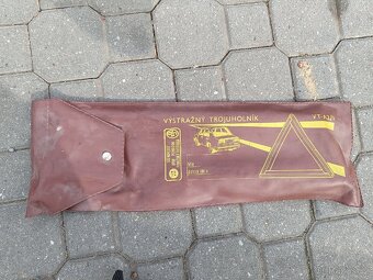 Prodám socialistický výstražný trojúhelník, veterán - 5