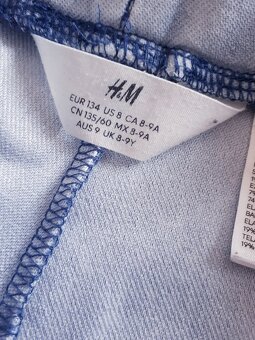 NATAHOVACÍ DŽÍNY • ŠIROKÉ KALHOTY • zn. H&M vel. 134 - 5