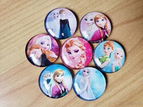 Nové velké magnetky Ledové království Anna a Elsa princezny - 5