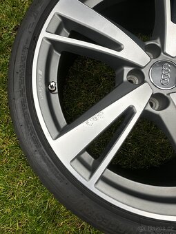 4x originální alu kola Audi Sport + pneu Bridgestone - 5