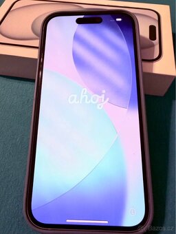 iPhone 15 Blue BATERIE 100% TOP - 5