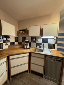 Kuchyň dub masiv, bílá - 5