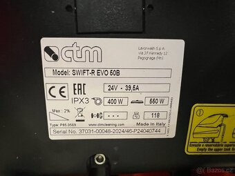 Podlahový mycí stroj CTM SWIFT 50B - NOVÝ - 5