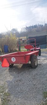 Nový jednoosý malotraktor s vlekem. - 5