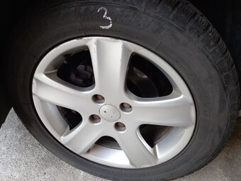 PEUGEOT 307KOVÉ DISKY 4KS S PNEU 205/55R16 91H ZIMNÍ VRANÍK - 5