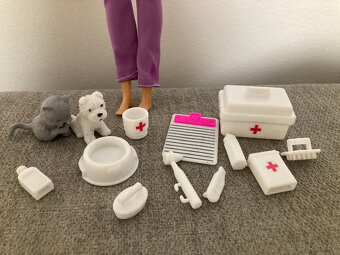 Barbie Mattel veterinář, chovatelka psů - 5