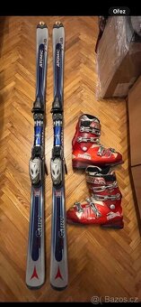 Lyžařský set, lyže Atomic, lyžařské boty Tecnica - 5