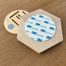 Hexagon držák na medajle - 5