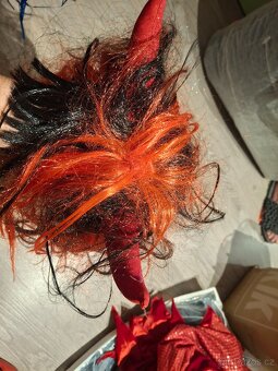 Maska na karneval kočka,Čertice, roztleskávačka - 5