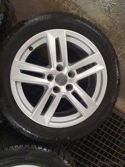 Zimní sada originálních AL kol Audi pneu 215/55 R17 - 5
