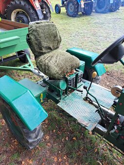 Domácí traktůrek s motorem z Jawy 350 s valníkem - 5