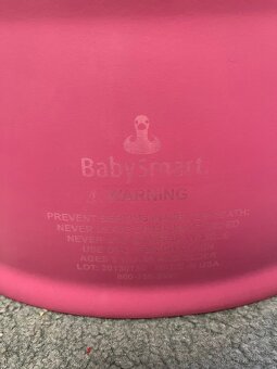 Podsedák BabySmart Hybak růžový - 5
