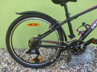 Značkové dětské kolo SPECIALIZED 24" (černá/fialová) - 5