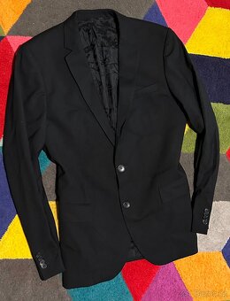 HUGO BOSS  BLACK SLIM PÁNSKÉ SAKO -M TOP - 5