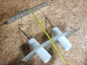 Moderní lustr na 2 žárovky značky Hesmo - 5