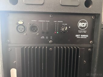 ZVUK (2x RCF ART 800AS, 2x RCF ART 300A, 1x VONYX SWAI18) - 5