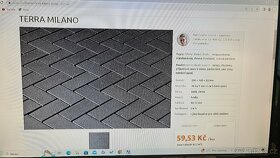Dlažba luxusní pálená černá Miláno 0 cihelná 200x100x52 mm - 5