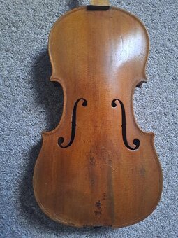 Housle celé, 220 let staré, italské produkce,na opravu - 5