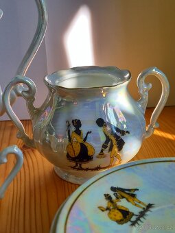 Perleťový porcelánový servis - 5