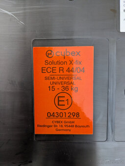 Autosedačka Cybex Solutions X-Fix - 5