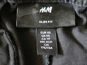Plátěné kalhoty H&M, vel. XS, SLIM FIT - 5