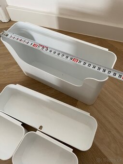 Ikea bílé doplňky na drobnosti do skříně PAX - 5