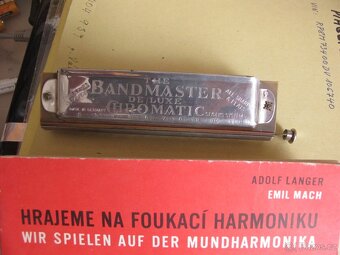 Prodám foukací harmoniku Bandmaster de luxe chromatic. - 5