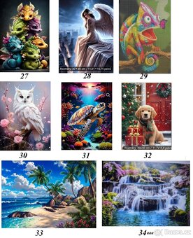DIY Diamond painting Diamantové malování 30x40 - 5