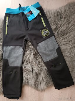 Zateplené softshellové kalhoty - 5