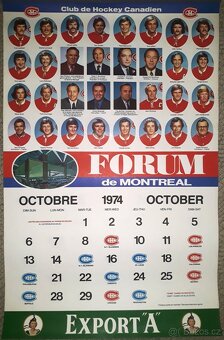 Historické nástěnné kalendáře hokejové NHL Kanada - 5