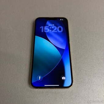 iPhone 13 Pro Max 256GB gold, pěkný stav, rok záruka - 5