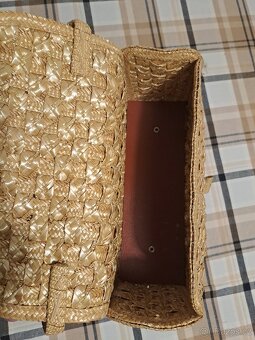 Slaměná kabelka stará - 5