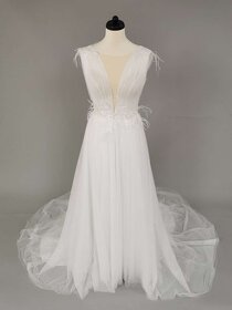 Luxusní nenošené svatební šaty, Windflower, 38 EU (S) - 5