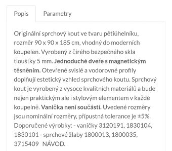 Sprchový kout - 5