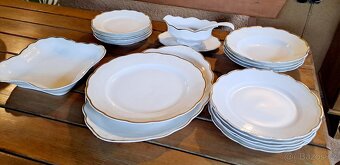 Jídelní porcelánová sada servis Aich 1920, 19 kusů - 5