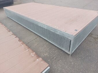 Konstrukce venkovní zahrádky 7,5 X 1,2m - 5