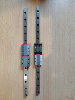 3x Lineární vedení Schneeberger + 2× nové vozíky - 5