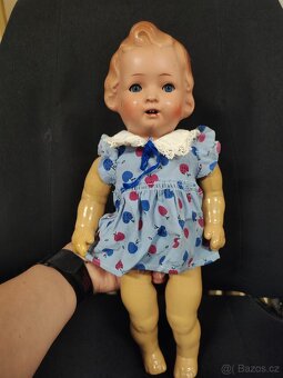 Starožitná panenka s kokrhelem KWS - 5