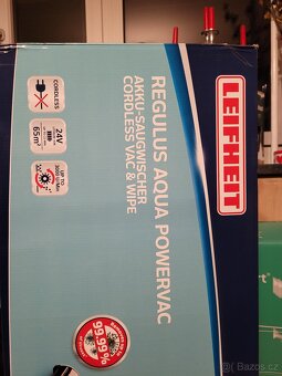Aku vysavač a mop LEIFHEIT REGULUS Aqua PowerVac - 5