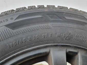 Alu kola 5x112 r15 6,5j et45 nové pneu 195/65/15 - 5
