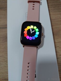 Chytré hodinky P72 – 1,85"- volání, IP68, v češtině /růžové - 5