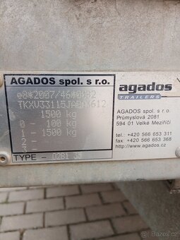 Přívěsný vozík Agados VZ-33 - 5