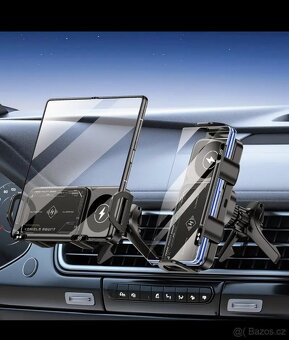 DRŽÁK DO AUTA NA MŘÍŽKU, BEZDRÁTOVÁ INDUKČNÍ NABÍJEČKA 15W - 5