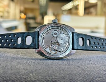 Československé mechanické vintage retro hodinky PRIM Sport 2 - 5