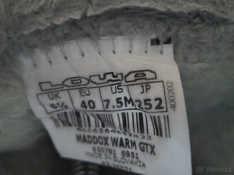 zimní Lowa GTX...vel.38 - 5