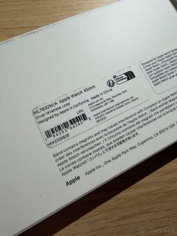 Milánský tah originál Apple 45mm Silver - 5