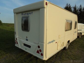 Obytný přívěs Ranger Bailey 470/4,rok 2008, nová STK - 5